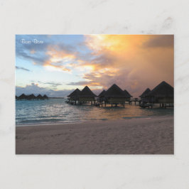 Bora Bora Sonnenaufgang Postkarte