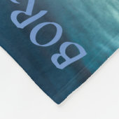 Bora Bora Sonnenuntergang über dem Ozean Fleecedecke (Ecke)