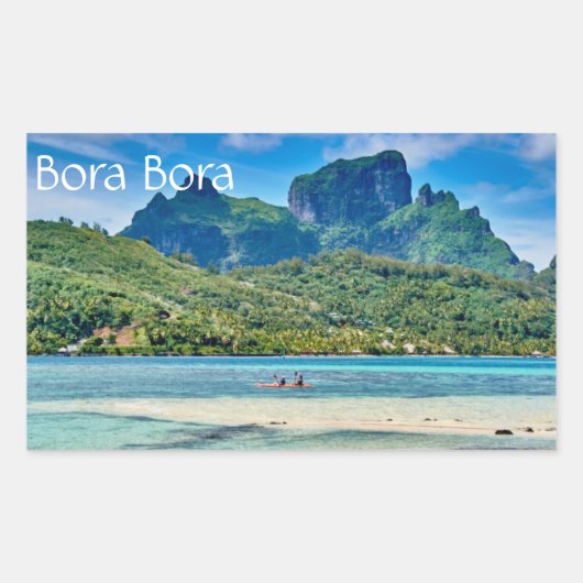 Bora Bora Sticker (Vorderseite)