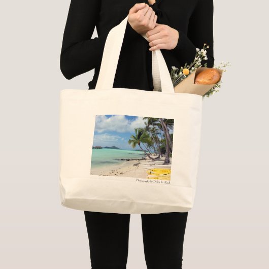 Bora Bora Strand-Tasche Jumbo Stoffbeutel (Vorderseite (Produkt))