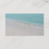 Bora Bora Strand-Visitenkarte Visitenkarte (Rückseite)