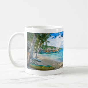 Bora Bora Strandbungalows Ozean Kaffeetasse