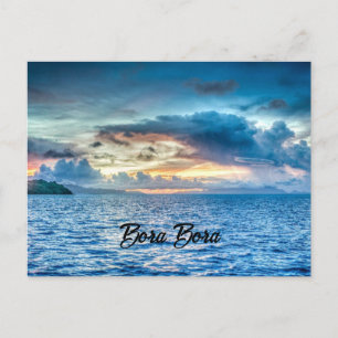 Bora Bora, Südpazifikinsel Postkarte