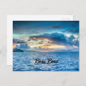Bora Bora, Südpazifikinsel Postkarte (Vorne/Hinten)