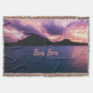 Bora Bora Suset Island Beach Decke