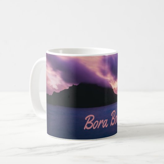 Bora Bora Suset Island Beach Kaffeetasse (Vorderseite Links)