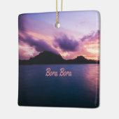 Bora Bora Suset Island Beach Keramikornament (Links)