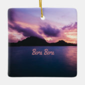 Bora Bora Suset Island Beach Keramikornament (Vorderseite)