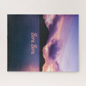 Bora Bora Suset Island Beach Puzzle (Horizontal)