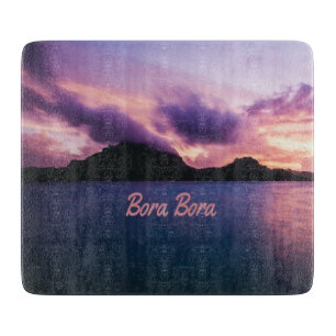 Bora Bora Suset Island Beach Schneidebrett