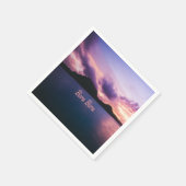 Bora Bora Suset Island Beach Serviette (Ecke)
