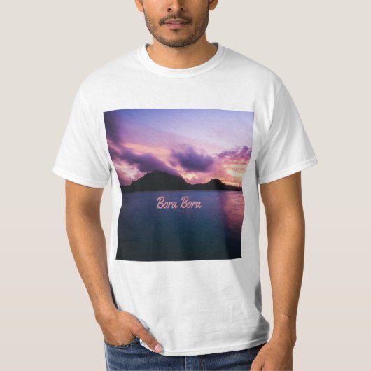 Bora Bora Suset Island Beach T-Shirt (Vorderseite)