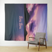 Bora Bora Suset Island Beach Wandteppich (Beispiel (Horizontal))