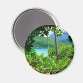 Bora Bora, Tahiti - Kühlschrankmagnet (Vorderseite/Rückseite)