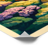 Bora Bora Tahiti - Vintage Travel Poster (Ecke)