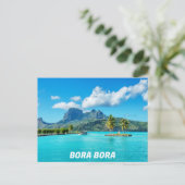 BORA BORA Trauminsel Postkarte (Stehend Vorderseite)