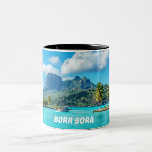 BORA BORA Trauminsel Zweifarbige Tasse