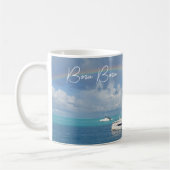 Bora Bora Tropical Island Paradise Yacht Coffee Kaffeetasse (Links)