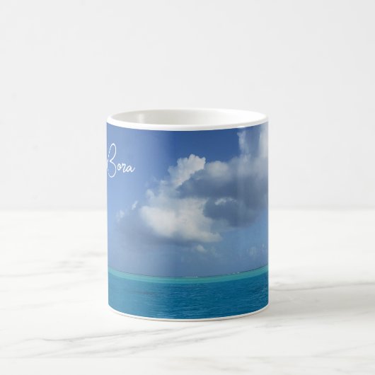 Bora Bora Tropical Island Paradise Yacht Kaffeetasse (Mittel)