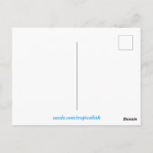 Bora Bora Tropical Island Postkarte (Rückseite)