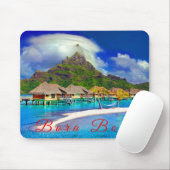 Bora Bora tropische Insel Mousepad (Mit Mouse)