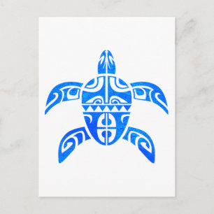 BORA BORA TURTLE POSTKARTE