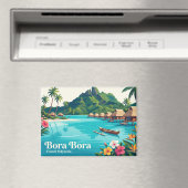 Bora Bora, Vaitape, Französisch-Polynesien Magnet (In Situ (Geschirrspüler))