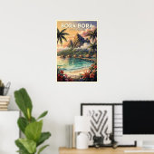Bora Bora Vintage Reise Poster (Heimbüro)