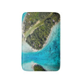 Bora Bora - Weg zum Ozean Badematte (Vorderseite Vertikal)