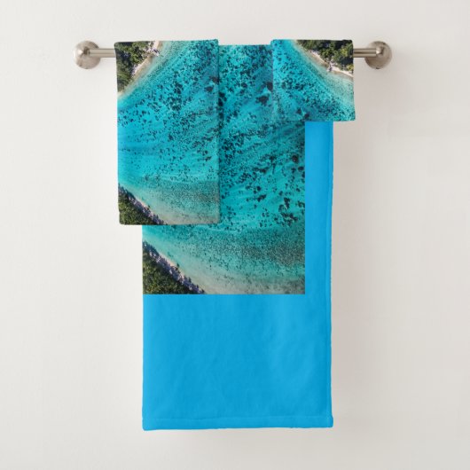 Bora Bora - Weg zum Ozean Badhandtuch Set (Insitu)