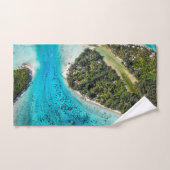 Bora Bora - Weg zum Ozean Badhandtuch Set (Handtuch)