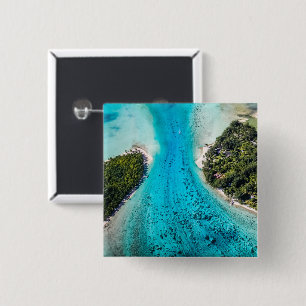 Bora Bora - Weg zum Ozean Button
