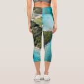 Bora Bora - Weg zum Ozean Capri Leggings (Rückseite)