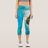Bora Bora - Weg zum Ozean Capri Leggings (Vorderseite)