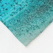 Bora Bora - Weg zum Ozean Fleecedecke (Ecke)