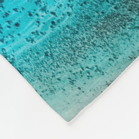 Bora Bora - Weg zum Ozean Fleecedecke (Ecke)