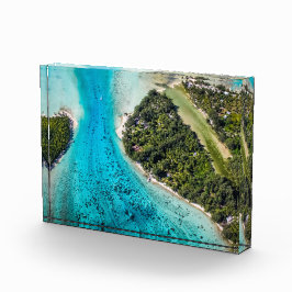 Bora Bora - Weg zum Ozean Fotoblock