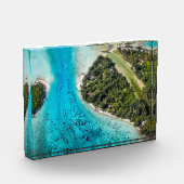 Bora Bora - Weg zum Ozean Fotoblock (Links)