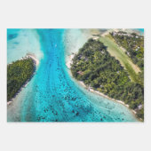 Bora Bora - Weg zum Ozean Geschenkpapier Set (Vorderseite 2)