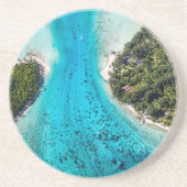Bora Bora - Weg zum Ozean Getränkeuntersetzer (Vorne)