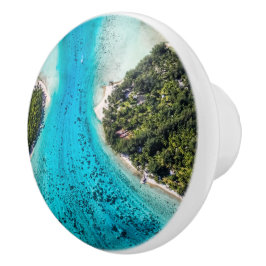 Bora Bora - Weg zum Ozean Keramikknauf