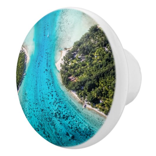 Bora Bora - Weg zum Ozean Keramikknauf (Rechts)