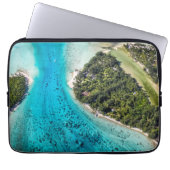 Bora Bora - Weg zum Ozean Laptopschutzhülle (Vorderseite)