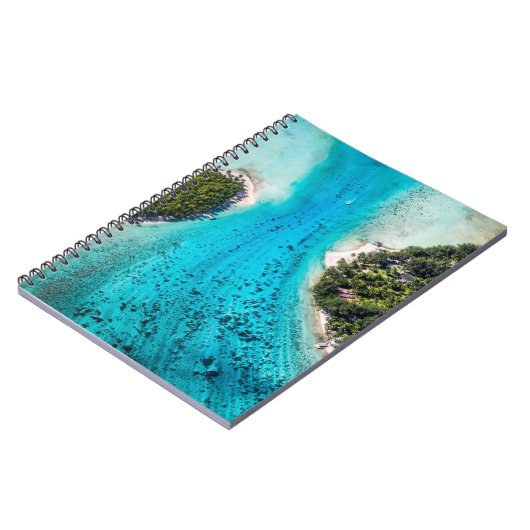 Bora Bora - Weg zum Ozean Notizblock (Linke Seite)