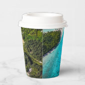 Bora Bora - Weg zum Ozean Pappbecher (Rechts)