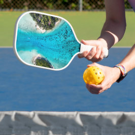 Bora Bora - Weg zum Ozean Pickleball Schläger