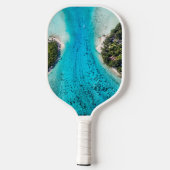 Bora Bora - Weg zum Ozean Pickleball Schläger (Rückseite)