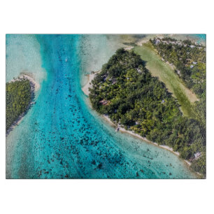 Bora Bora - Weg zum Ozean Schneidebrett
