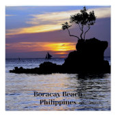 Boracay Beach, Philippinen, Poster (Vorderseite)