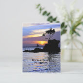 Boracay Beach, Philippinen, Postkarte (Stehend Vorderseite)